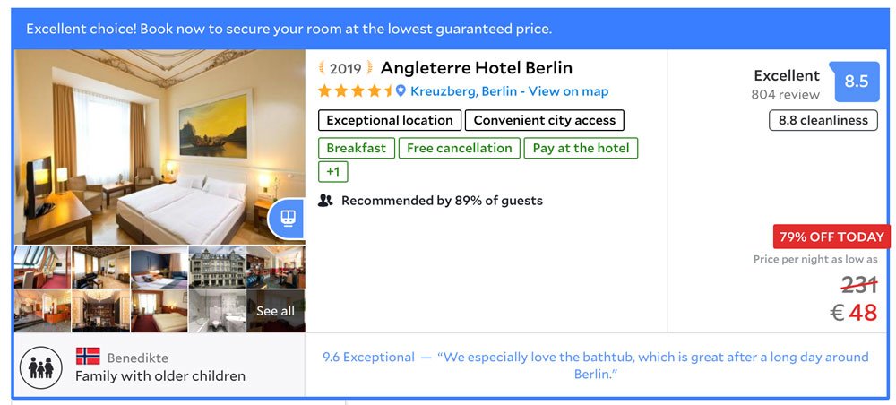 Agoda, search from Google Hotel Ads, from Thailand.